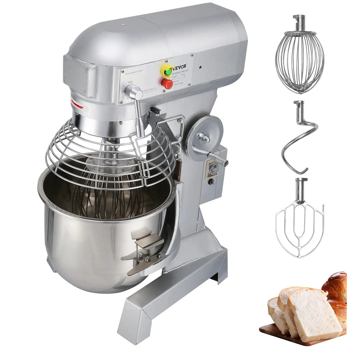 SucceBuy Electric Dough Machine Stainless Steel Commercial Cream — product view 1