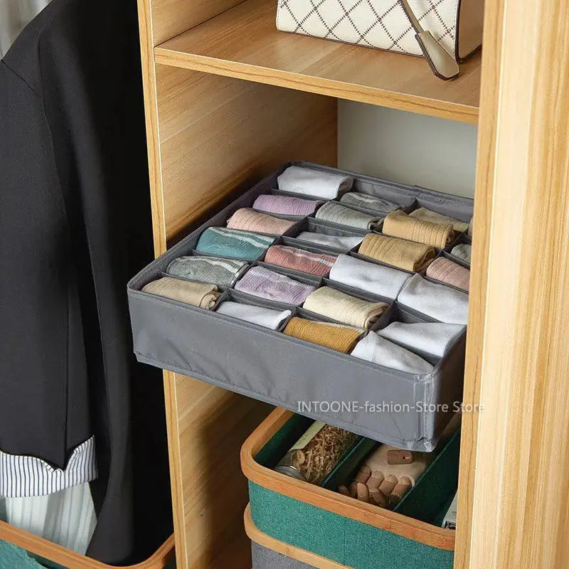 Space Saving Socks And Underwear Organizer For Closet