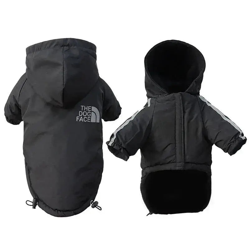 Winter Reflective Pet Hoodie for Dogs Waterproof Jacket