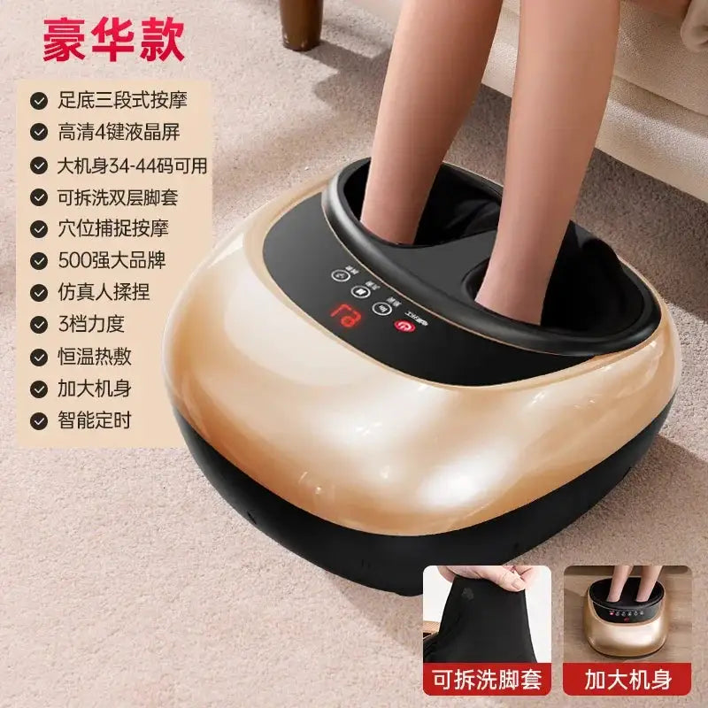 Automatic Kneading Foot and Calf Massager, Meridian Dredging Massage Device