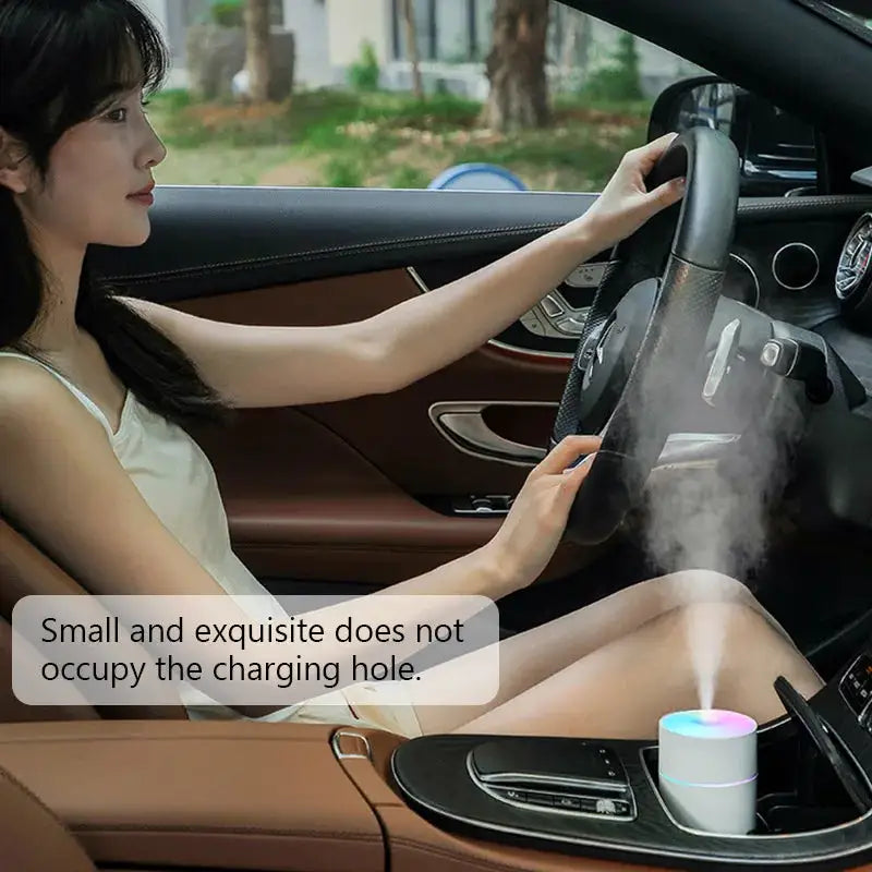 Colorful Portable Air Humidifier USB Rechargeable Wireless Home Car Mini Air Atomizer Aroma humidificador Essential Oil Diffuser