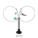 Interactive Feather Cat Wand Toy with Suction Cup Base