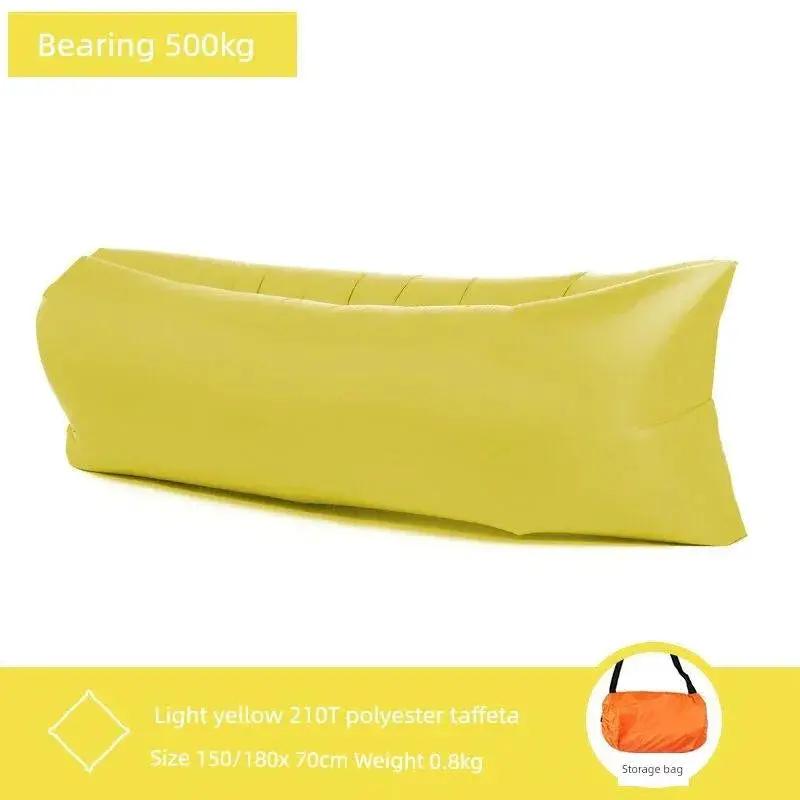 Instant Comfort Outdoor Sofa for Camping — Pure black [bearing 600kg/3 seconds fast inflation] delivery storage bag