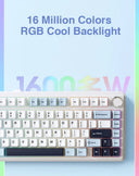 Aula F75 2.4G Wireless Bluetooth Keyboard RGB 75 Percent