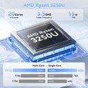 Compact AMD Ryzen Mini Desktop PC