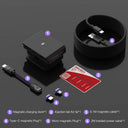 RGB Magnetic Mouse Dock Secure Cable Hub