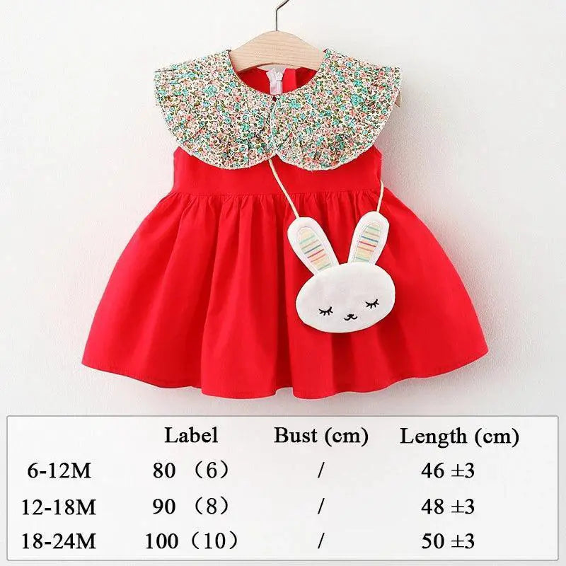 Beach Princess Baby Dress Set For Girls Summer Style