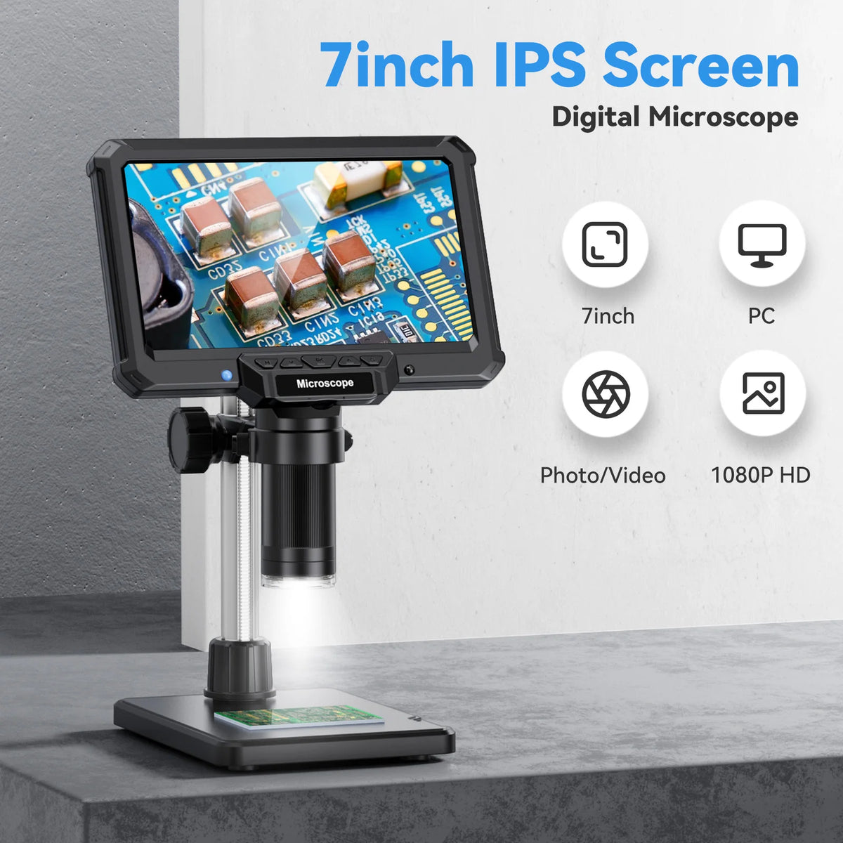 Digital Microscope for Detailed Viewing