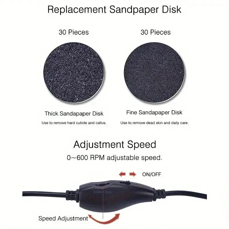 Foot Pedicure Sander for Callus Removal — product view 14