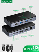 MOKiN USB C Hub Usb Type C Docking Station Multi-port Adapter
