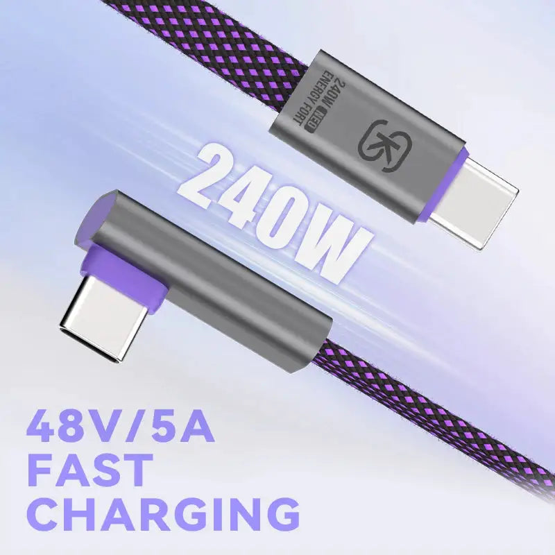 Deg L Shape USB C Cable Fast Charge — product view 2