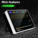 Touch Panel Digital Oscilloscope Dual Channel Bandwidth Sampling