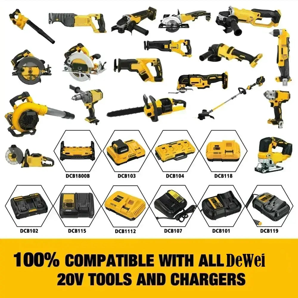 20V Lithium Replacement Battery For 18V Tools 10Ah 15Ah