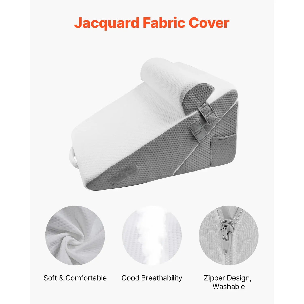 Adjustable Bed Wedge Pillow Set — product view 3