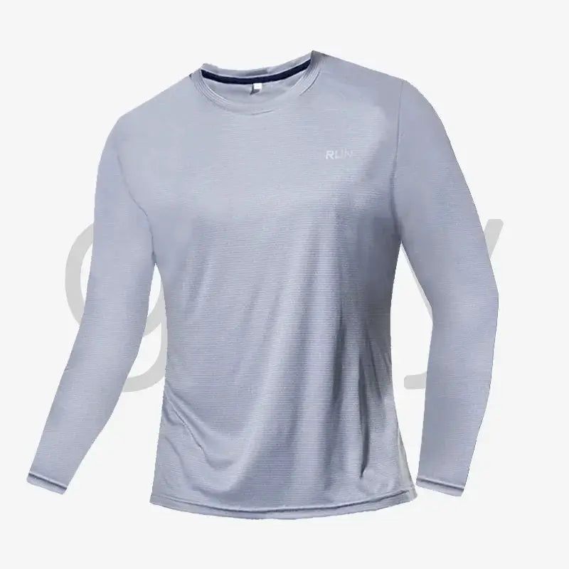 Moisture-Wicking Long Sleeve Tee for Gym — product view 14