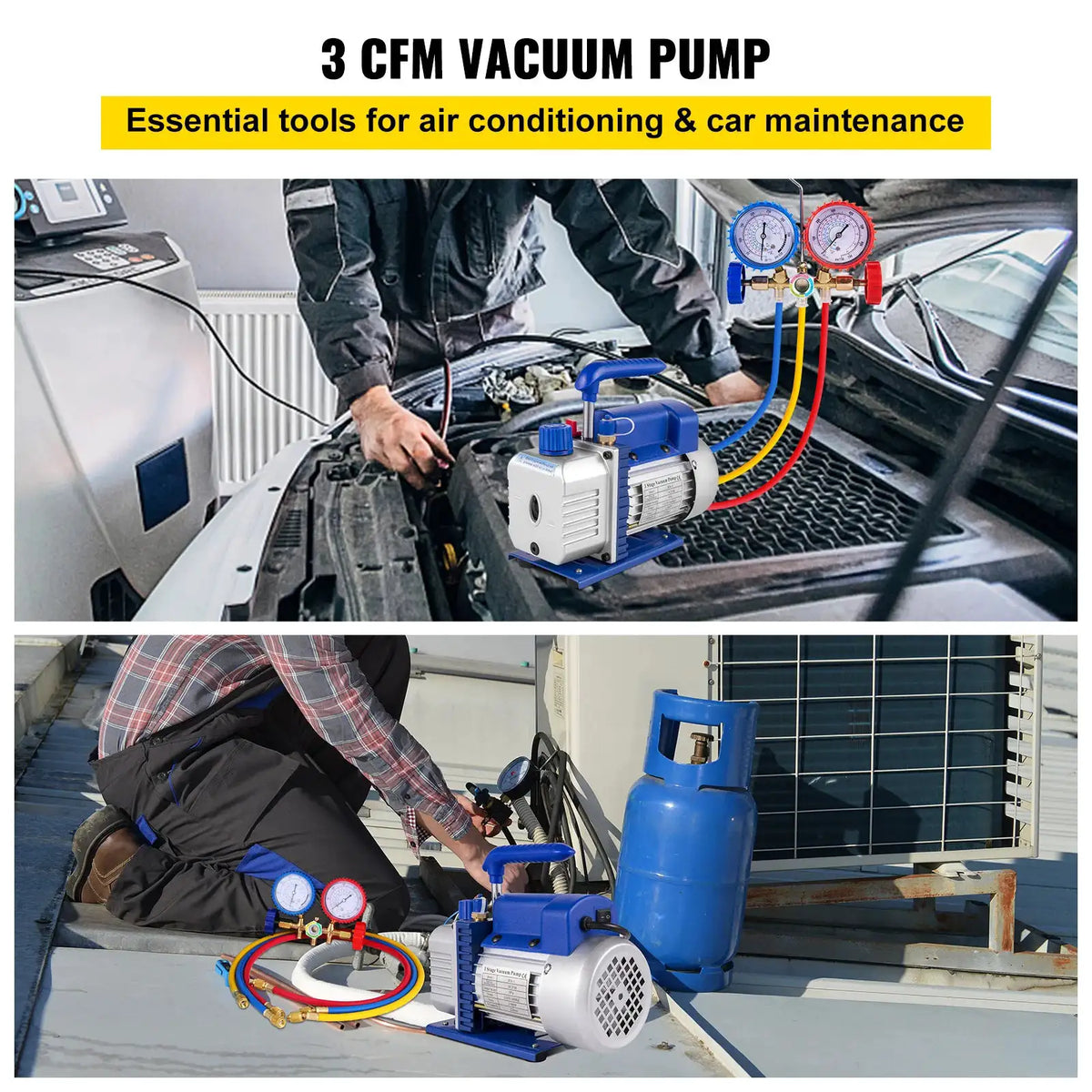 Ac Vacuum Pump With Manifolds — product image 2