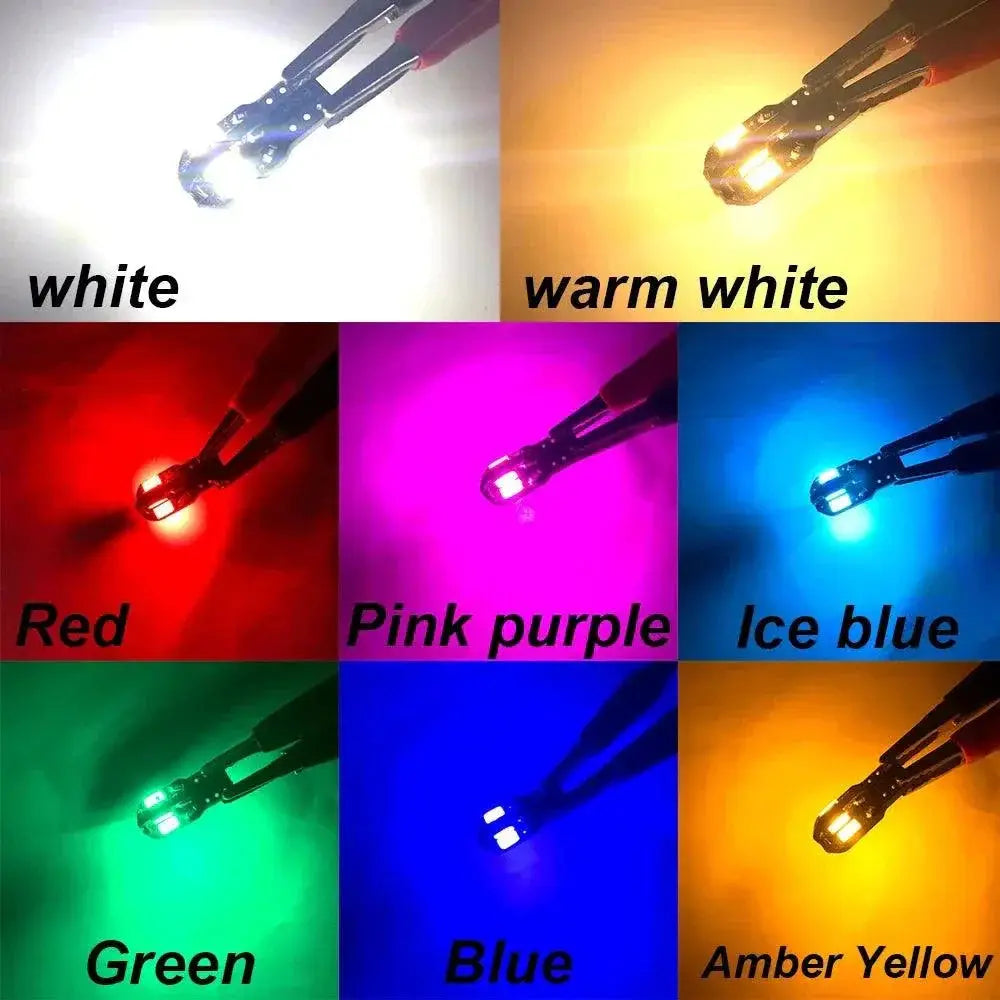 LED Car Interior Light Bulb Set Canbus 6000K W5W T10