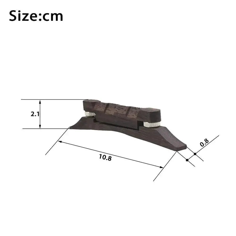 Universal Adjustable Mandolin Bridge Rosewood Lightweight