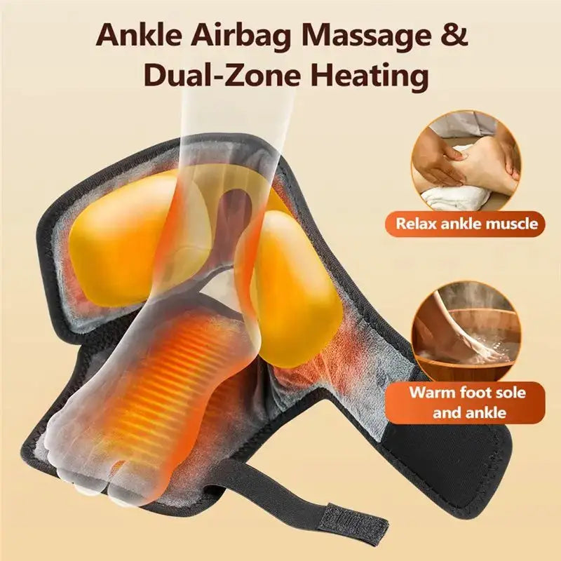 Foot Advanced Renew Triple Method Massager 5 Vibration Modes Cordless Ankle Massager