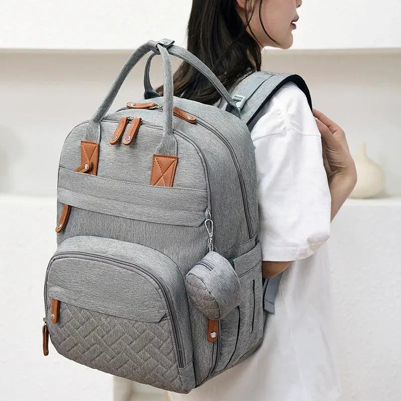 Stylish Multifunctional Diaper Bag Backpack For Parents
