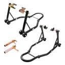 Heavy-Duty Motorcycle Fork & Wheel Stand Set