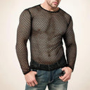 Breathable Mesh Cut Out Top for Women