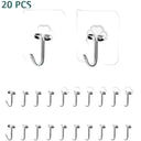 Clutter Free Wall Hooks for Bath Kitchen