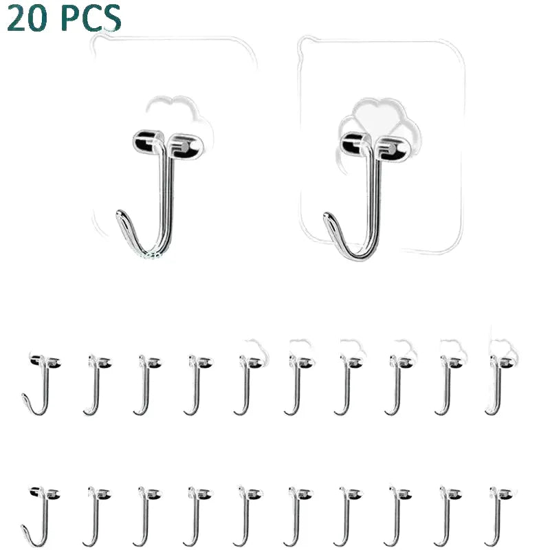 Clutter Free Wall Hooks for Bath Kitchen — product view 1