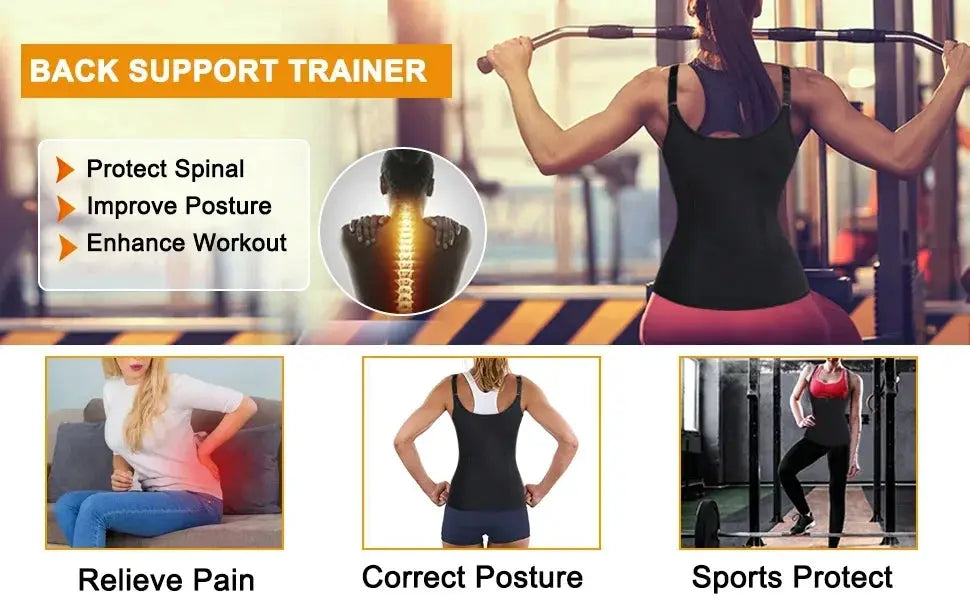 Waist Trainer Vest for Moms Back Support — product view 9