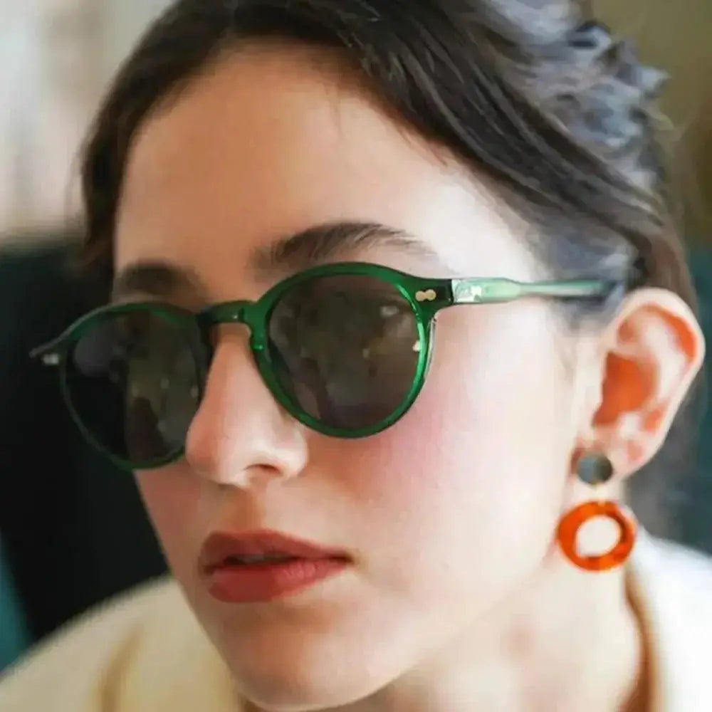 Retro Round Polarized Sunglasses for Men and Women