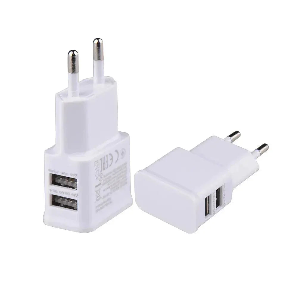 Portable Dual USB Travel Charger Safe Efficient Versatile