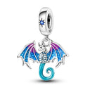 Sterling Silver Fire Dragon T-rex