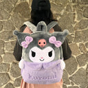 Cute Sanrio Plush Backpack for Kids Cinnamoroll Kuromi My Melody