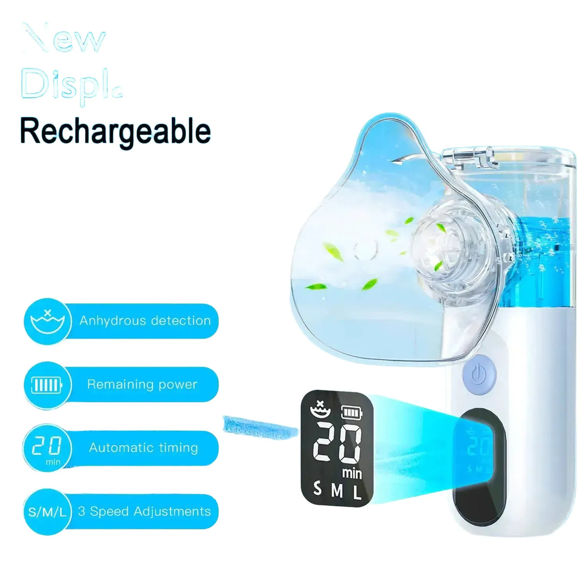Fireurus Rechargeable Portable Nebulizer — product view 1