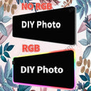 RGB Anime Logo Gaming Mouse Pad Personalized CSGO Desk Accessory