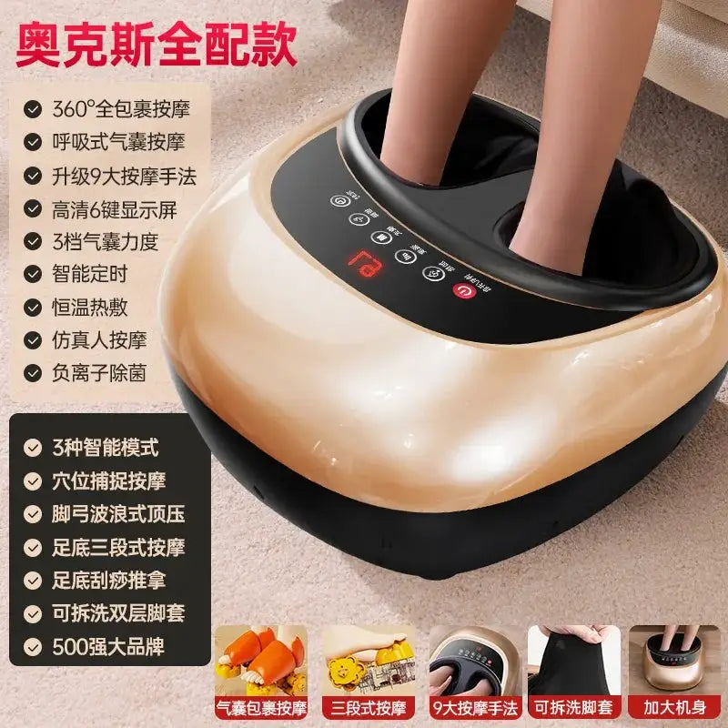 Automatic Kneading Foot & Calf Massager for Meridian Dredging