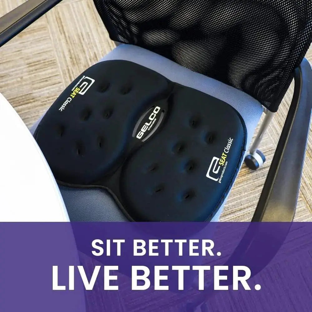 Ultimate Comfort GSeat Gel and Foam Cushion for Back Pain