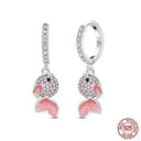 Luminous Firefly Earrings Sterling Silver