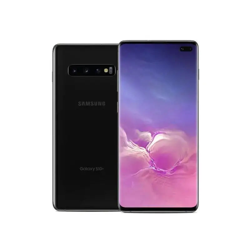 Samsung / Galaxy S10+ / SM-G975U / Unlocked /Authentic ，Grade 1-4 Refurbished Used Phone Genuine Unlocked Includes Charging Cable
