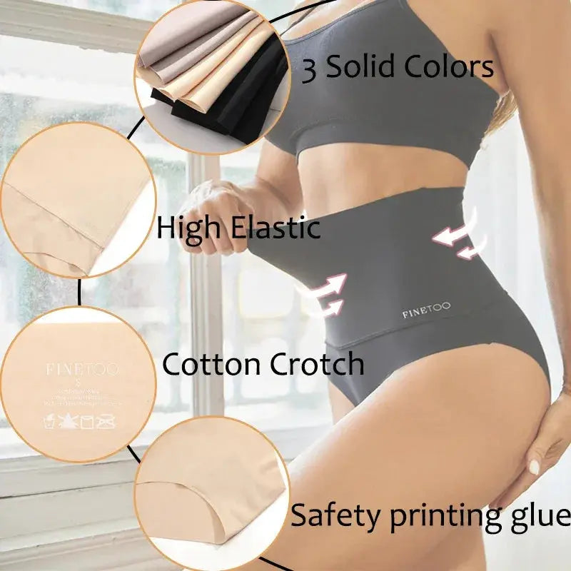 Womens Seamless Ice Silk Shapewear Bodysuit Tummy Control