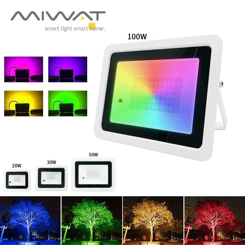 Dynamic RGB Outdoor Flood Light for Garden Events Delight