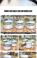 Pressure Cooker Compact Outdoor with Folding Handle 2.2L