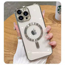 Luxury Transparent Magsafe Charging Case for iPhone 15 14 13 12 11