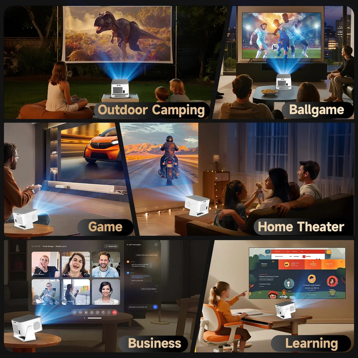Magcubic Android Projector Auto Focus Projector Support Native — product view 4