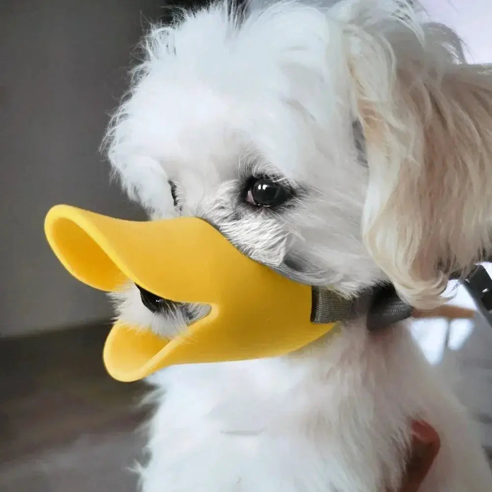 Premium Duck Shaped Silicone Dog Muzzle Mask for Pets