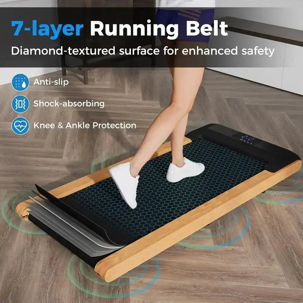 Portable Desk Treadmill - Under Desk Walking Pad with Remote, App Control, LED Display, Easy Assembly