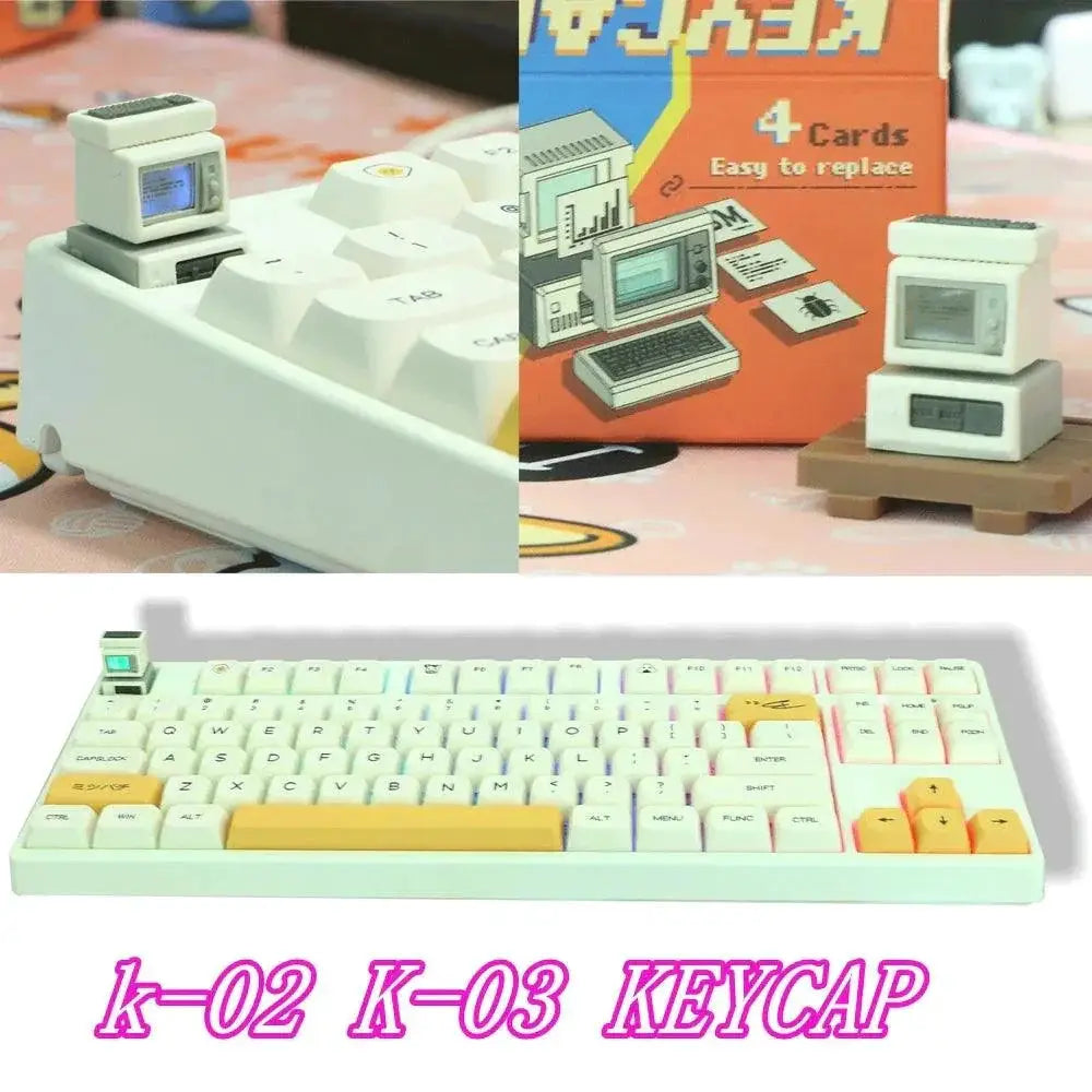 Custom Cute Cat Design Keycaps For Mechanical Keyboards