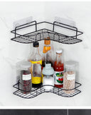 1PCS Non Perforated Bathroom Triangle Shelf Wall Mounted Storage