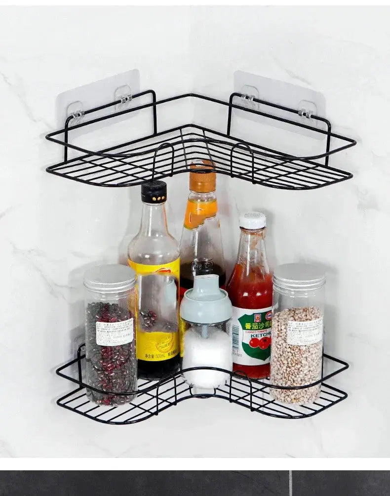 Clutter Free Bath Triangle Shelf Storage — product view 19