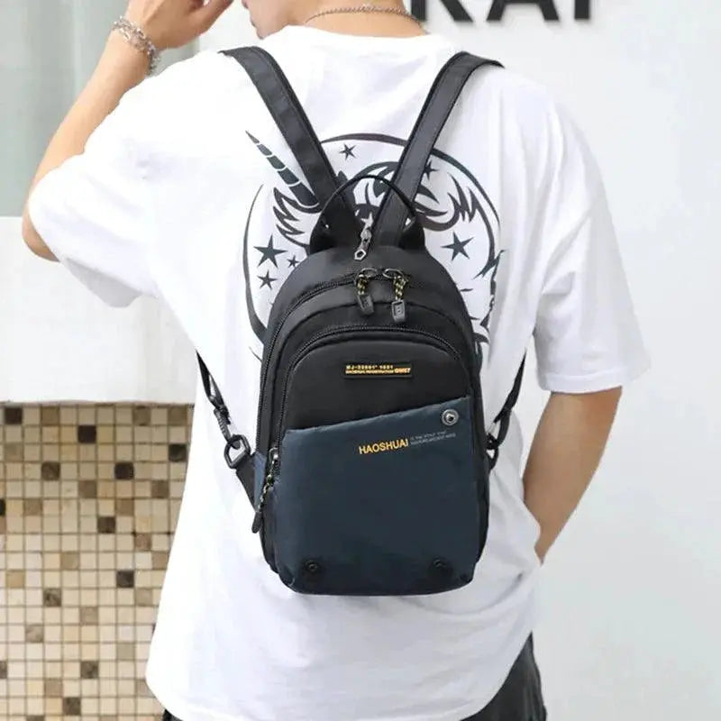 Men Small Backpack Rucksack Multi Purpose Travel Daypack